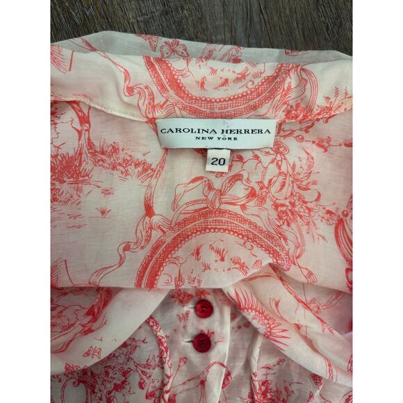 Designer Carolina Herrera spring 2014 collection toile Marilyn Monroe top blouse - Picture 6 of 13